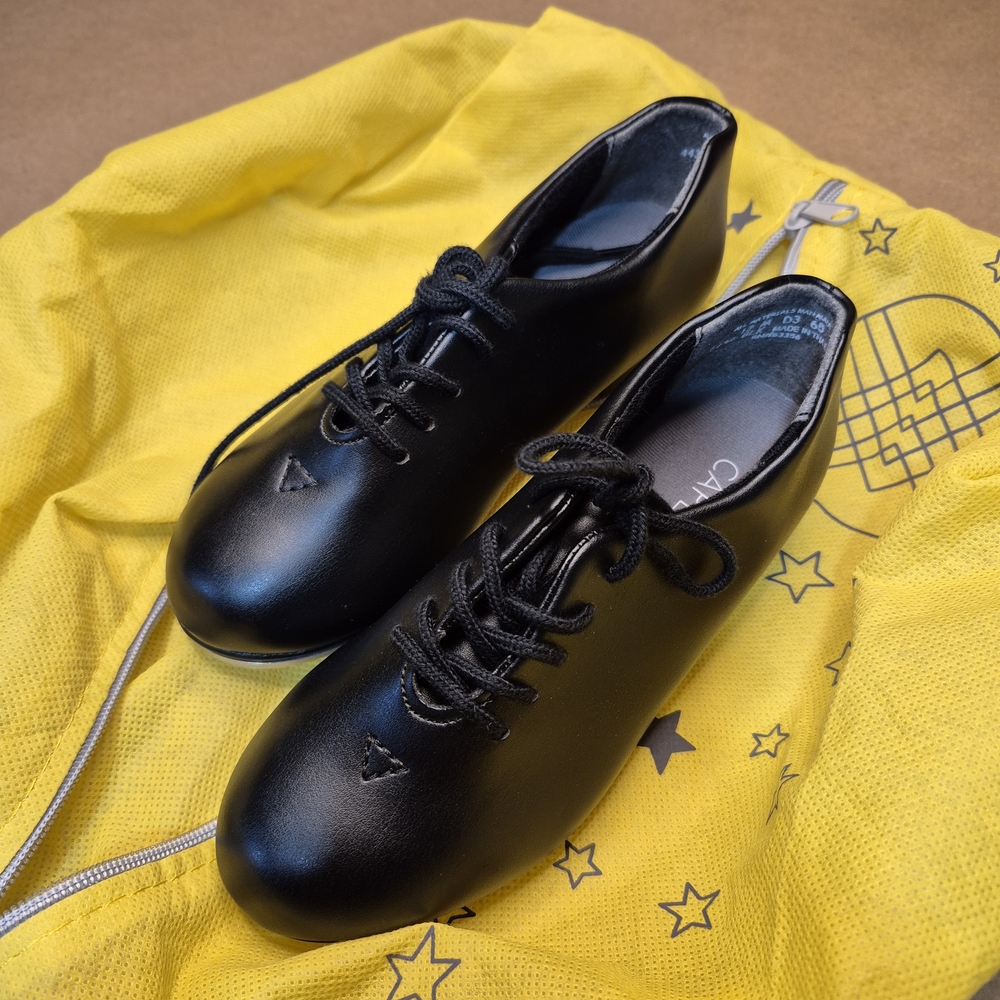 Capezio Black Kids Tap Dance Shoes - like new!!!